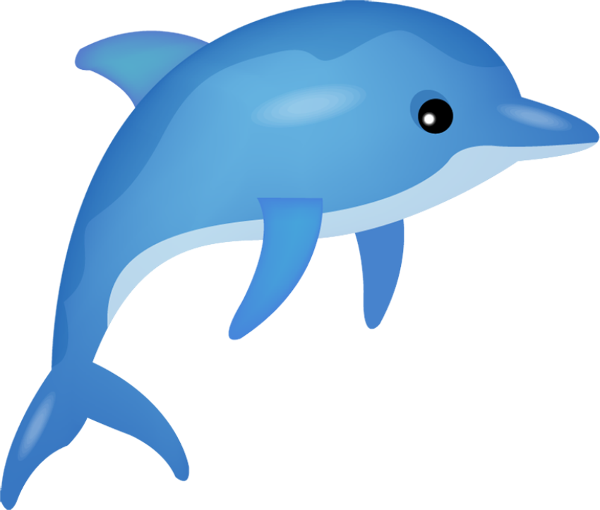 River Oceanic Dolphin PNG Cartoon Free Download