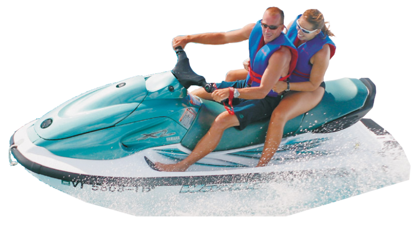 Couple Jet Ski enjoy PNG Image Free Download