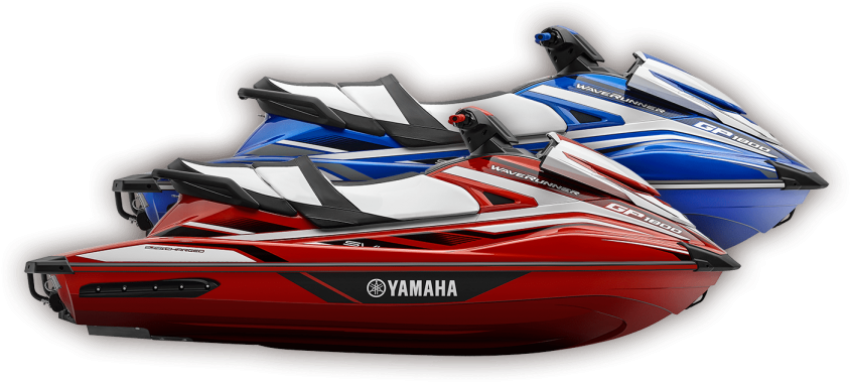 Blue and Red Jet Ski PNG Image Free Download