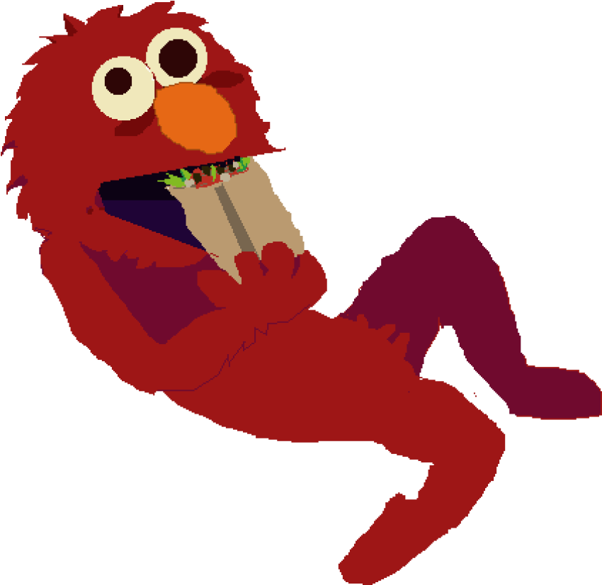 Sesame street Elmo PNG Character Free Download