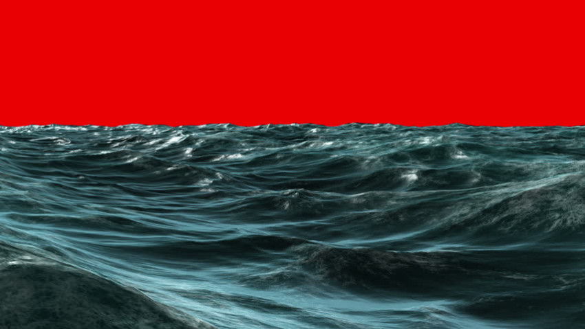 Deep water layer red background free png