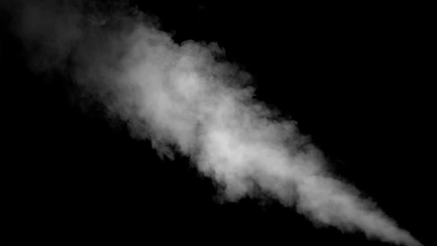 Grey smoke effect on black background png free download