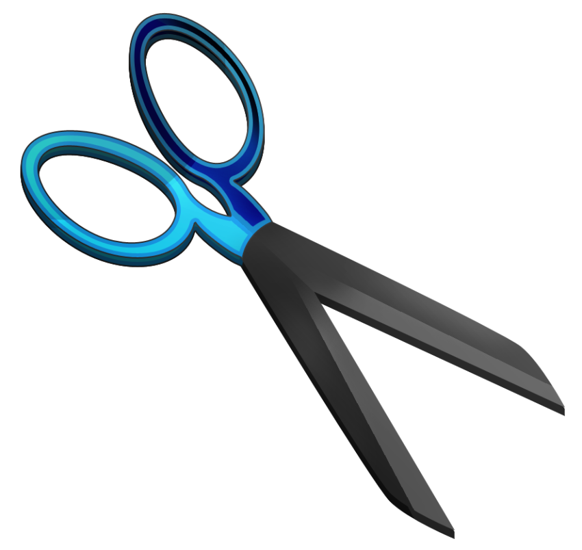Cloth cutting Scissor PNG Image Free Download