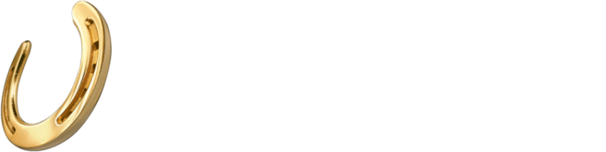 Animated Horseshoe PNG Logo with Text Free Download