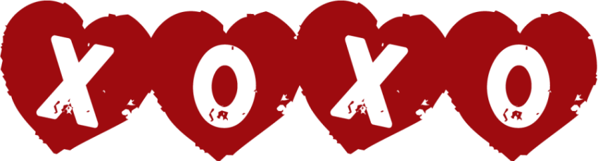 Cool Xoxo Heart Logo PNGs Free Download