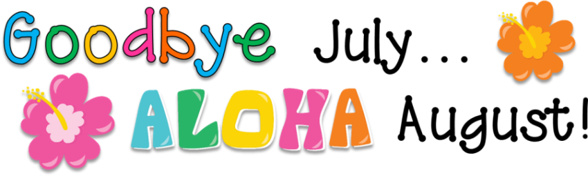 Goodbye Month Msg PNG Image