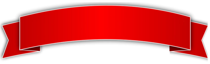 Red Vector Ribbon  PNG Transparent Photo