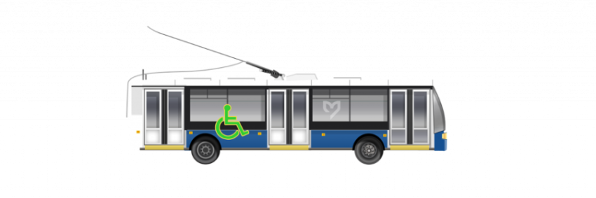 Illustration Trolleybus PNG Image On Transparent Background Free Download