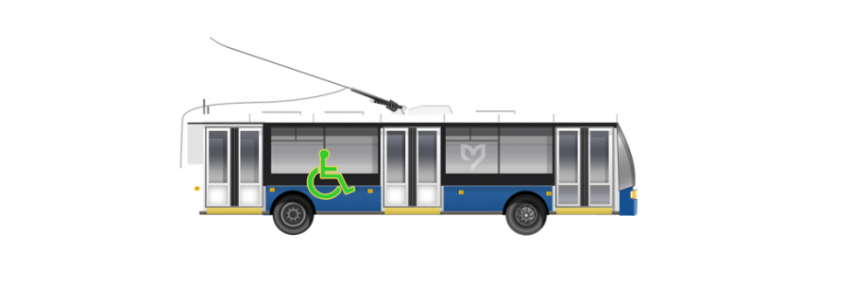 Transparent Trolleybus PNG Image
