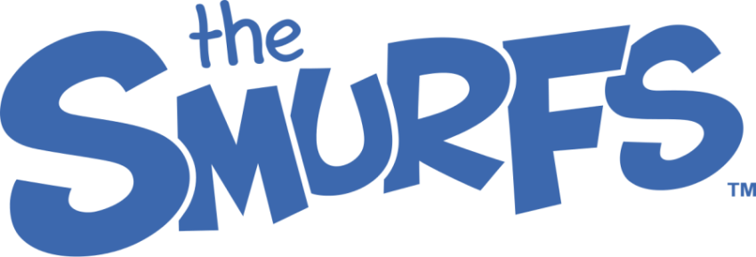 The Smurfs Logo PNG Picture Free download On Transparent