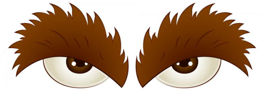 Vector Angry Eyes with Cartoon , Cartoon Brown Angry Eyes PNG Images - Transparent Background Download  Free