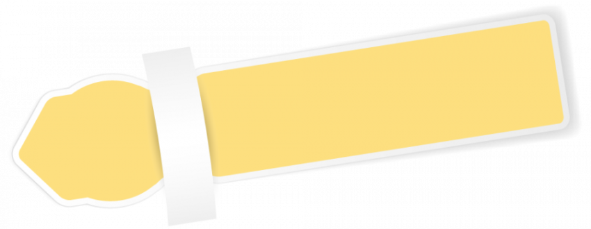Label paper tag yellow colour vector graphic design