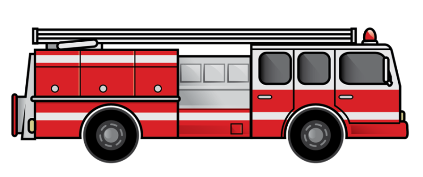 Sticker On Fire Truck PNG Free Download