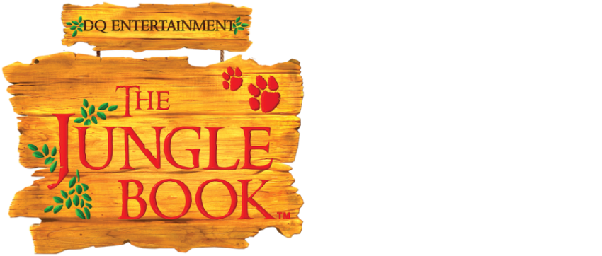 The Jungle Book Logo With Mowgli Cartoon PNG Icon Transparent background