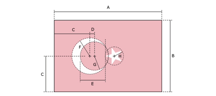 Map Of Turkey Flag PNG Silhouette Image