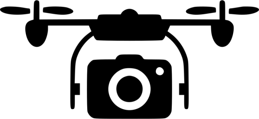 Quadcopter Drone with camera PNG Icon Free Download