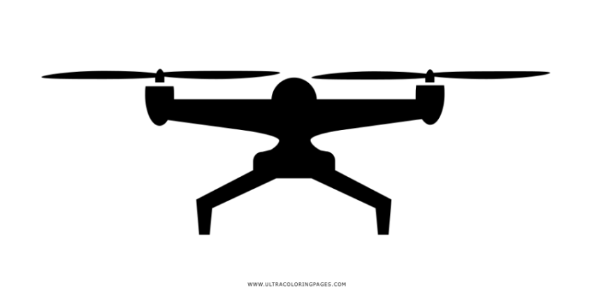Meme Black Quadcopter PNG Logo