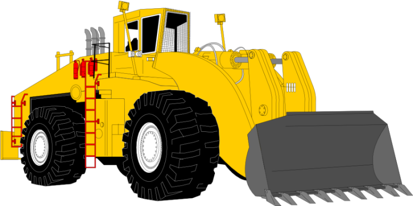 Bulldozer PNG Artwork on Free Download