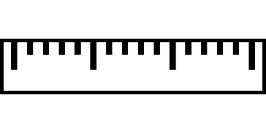 White & Black Ruler PNG Image Free Download