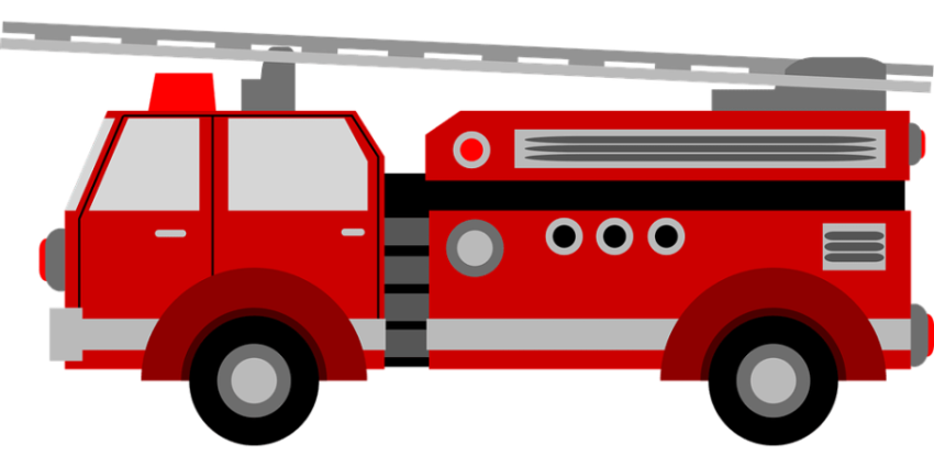 Animated Fire Truck PNG Image Free Download