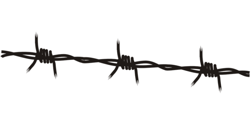 Thick Barbwire PNG Line Free Download