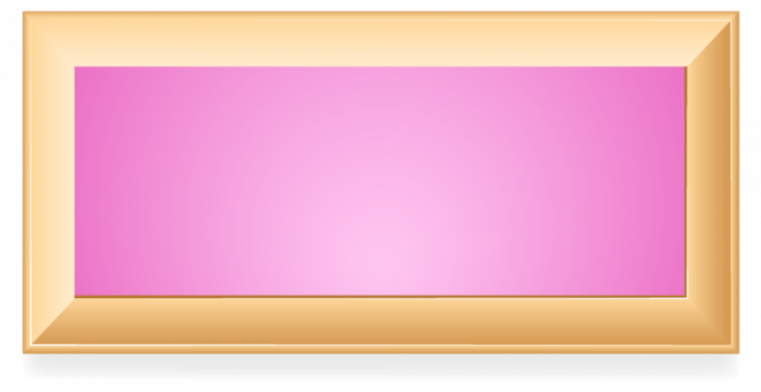 Pink photo frame vector graphic design