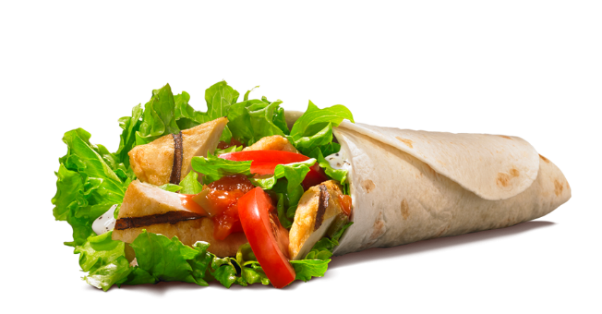 Roll Barbecue PNG Paranta Free Download