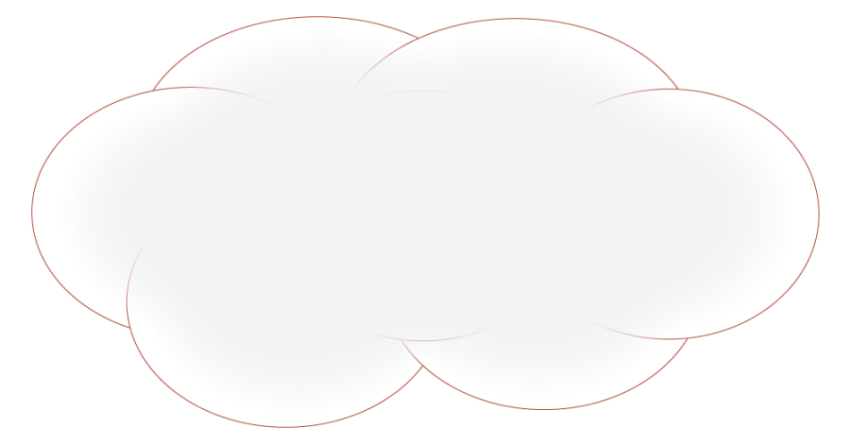 Isolate Comic Cloud Royalty Free Vector PNG Image With Transparent Background