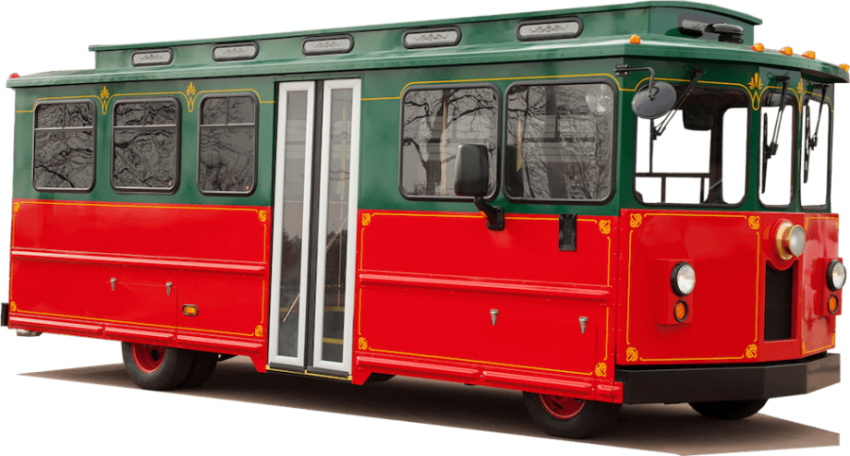 Trolleybus PNG Background Wallpaper Image