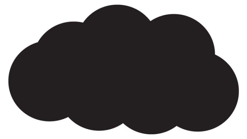 Cartoon Black Clouds PNG Images Free Vector Clipart Cloud With Transparent Background Free Download