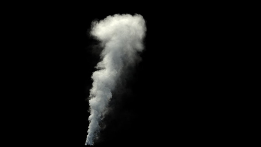Smoke effect explosion black background vector graphic design