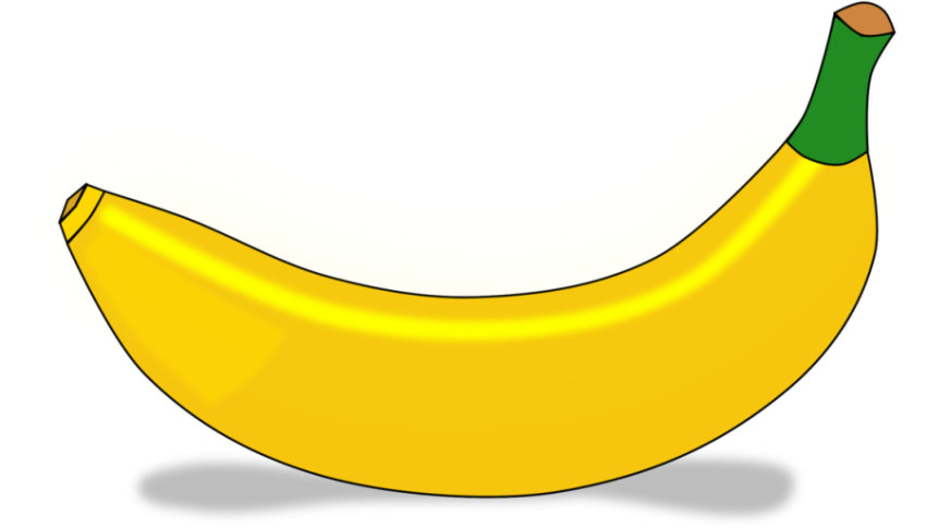 Banana Item PNG Clipart Vector Graphic PNG Free Transparent Art
