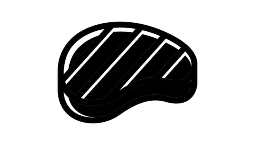 Black Steak PNG Icon Free Transparent