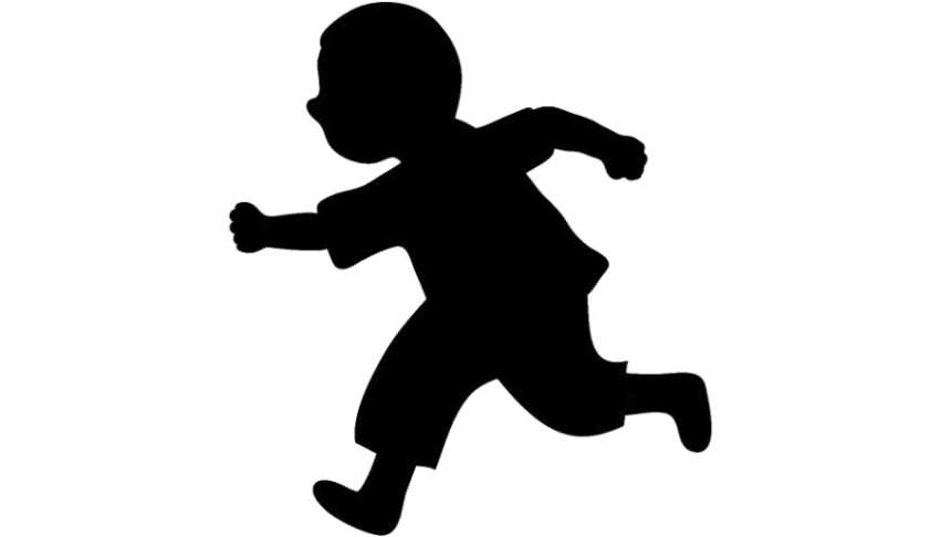 Clipart Litter Running Man PNG Image with Transparent background