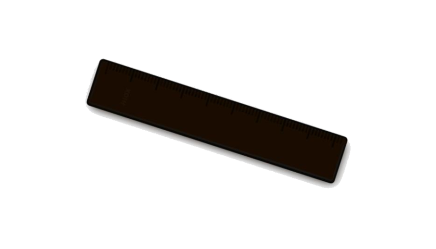Black Mine Ruler PNG Image Free Download