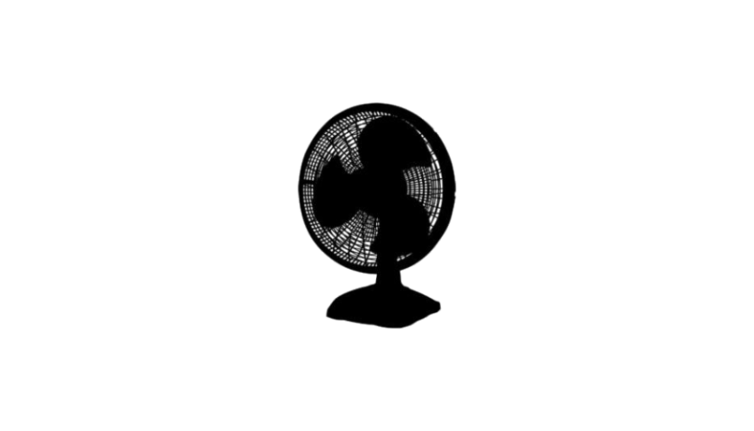 Silhouette Fan PNG Logo Free Download