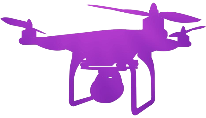 Purple Quadcopter PNG Image Free Download
