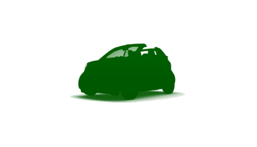 Green Electric Car PNG Icon free Download