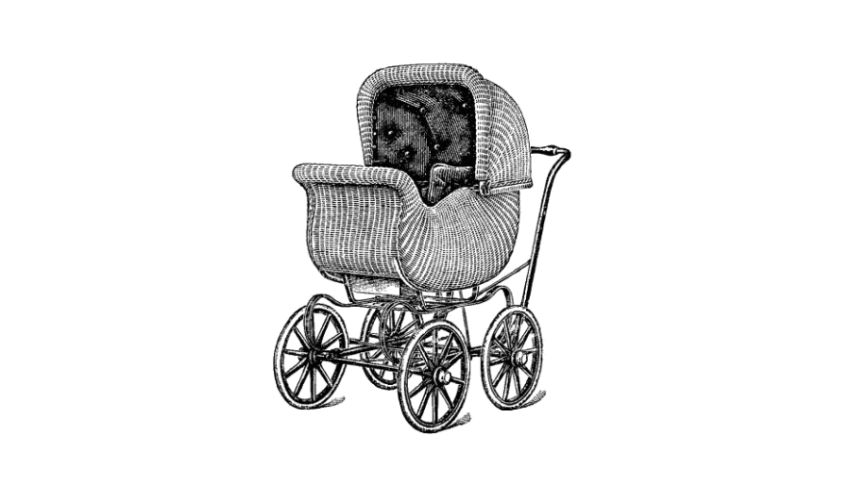 Small Stroller PNG Picture on free download