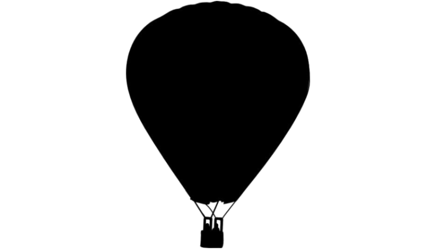 Black Air Balloon PNG Image Free Download