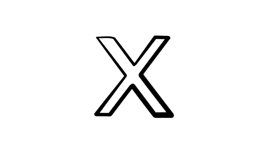 Small X Letter PNG  Transparent background Image