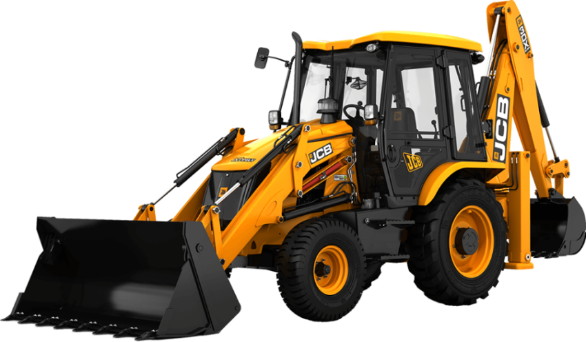 Silhouette Bulldozer PNG Free picture Download