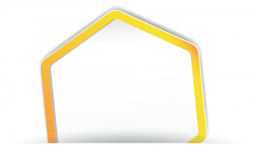 White and yellow colour label paper vector