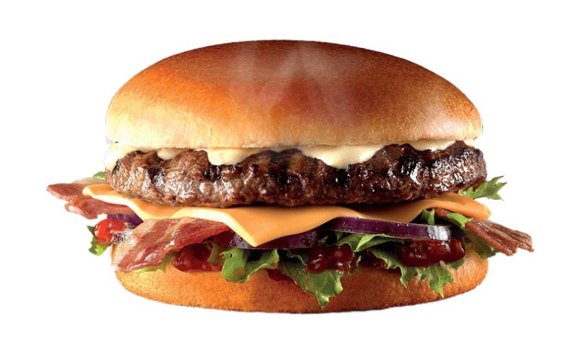 Barbecue Beef Burger PNG Picture Free Download