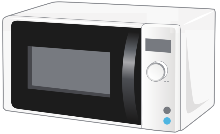 Download Free White Microwave Oven PNG Picture