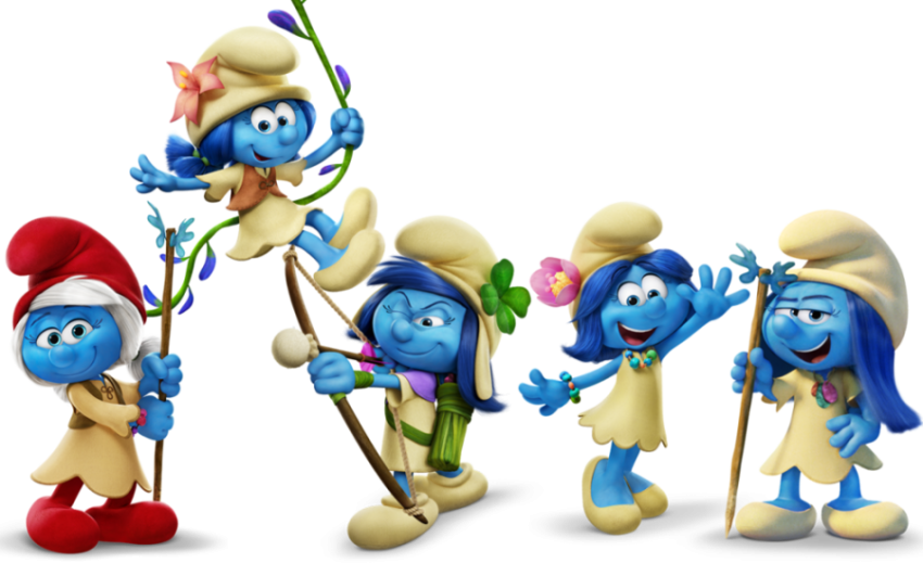 Premium Vector Clipart Cartoon Smurfs PNG Characters Picture Free Download