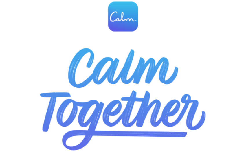 Animated Blue Text On Keep Calm PNG Transparent Image