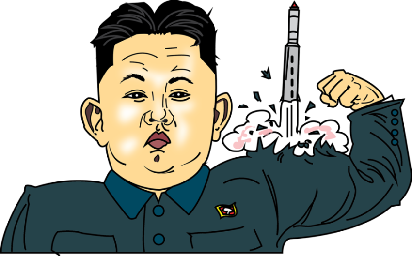 Cartoon Kim Jong Un PNG Power sticker Free Download