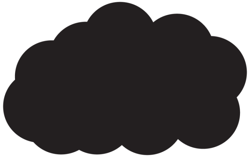 Black Clouds Vector PNG Image Transparent background Free Download