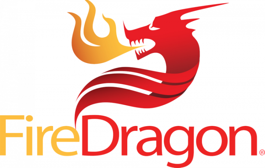 Fire Dragon logo red dragon fire icon logo free